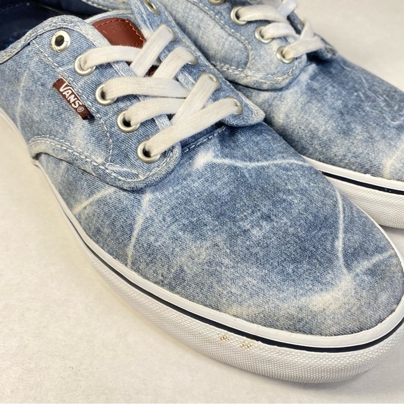 Vans Chima Ferguson Pro Acid Wash Light Navy Canvas Skate Shoes; Men’s Size 8.5 - Picture 6 of 16